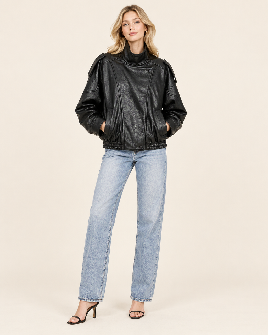 Raven Jacket | chaqueta de cuero oversize