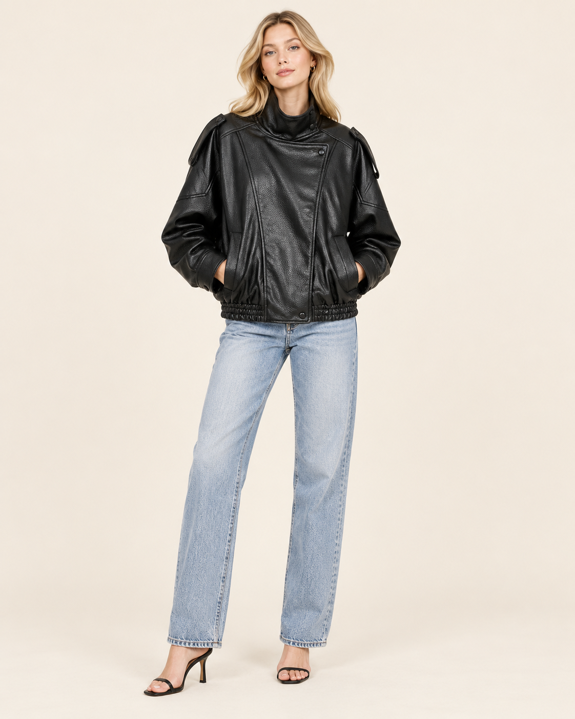 Raven Jacket | chaqueta de cuero oversize