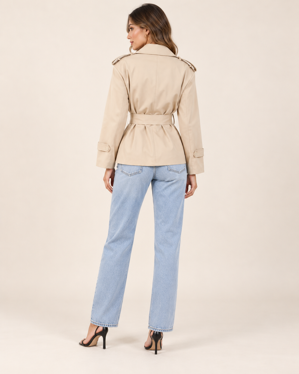 Aurelia Trench | gabardina elegante con cinturón