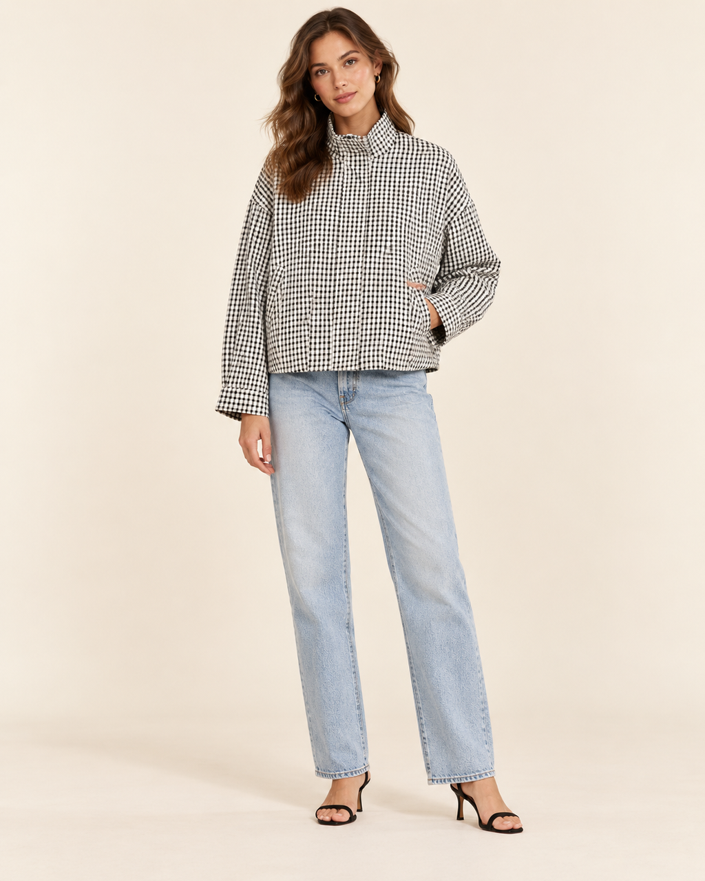 Blair Jacket | chaqueta bomber de cuadros oversize