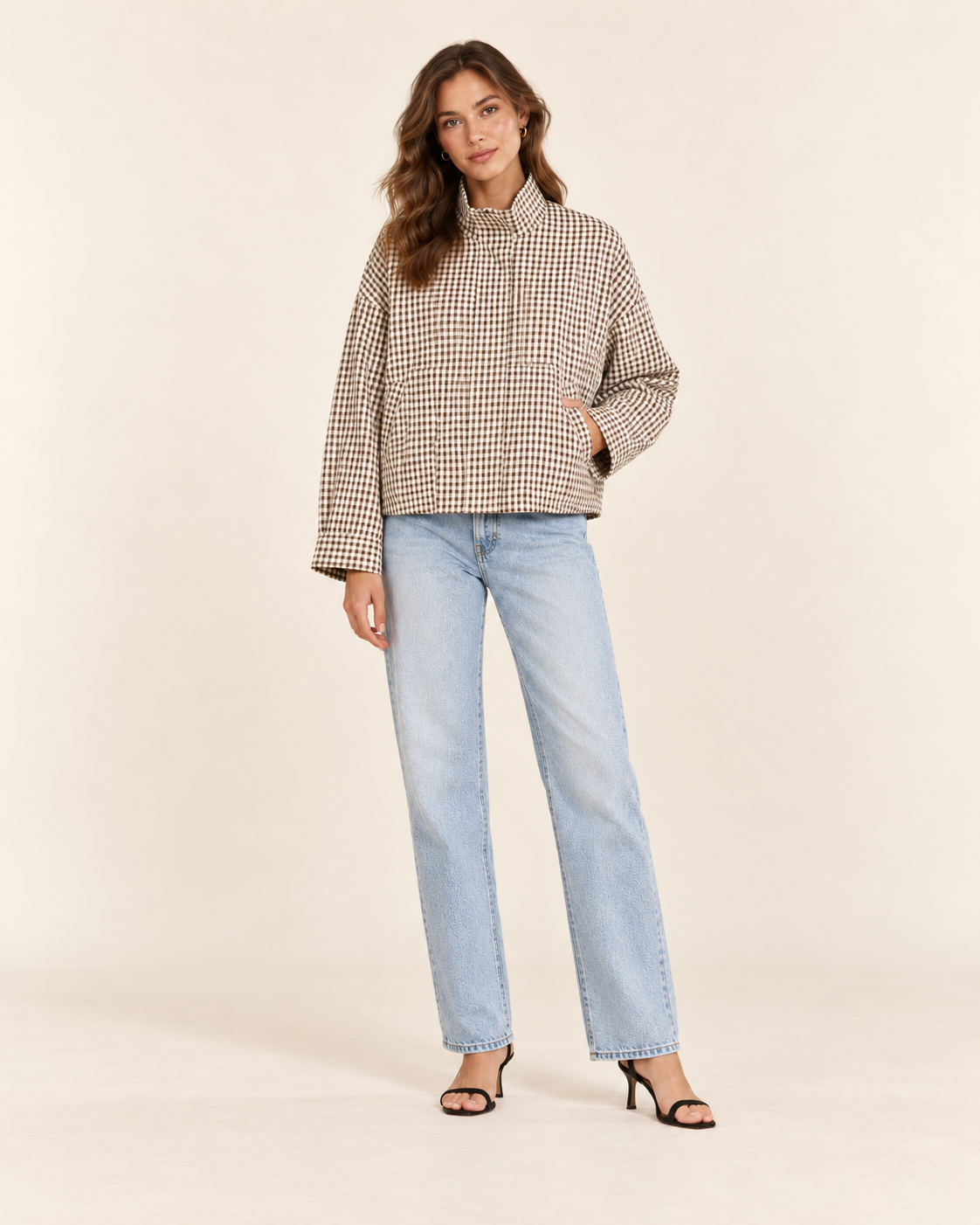 Blair Jacket | chaqueta bomber de cuadros oversize