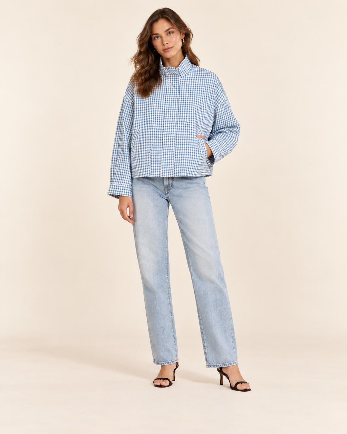 Blair Jacket | chaqueta bomber de cuadros oversize