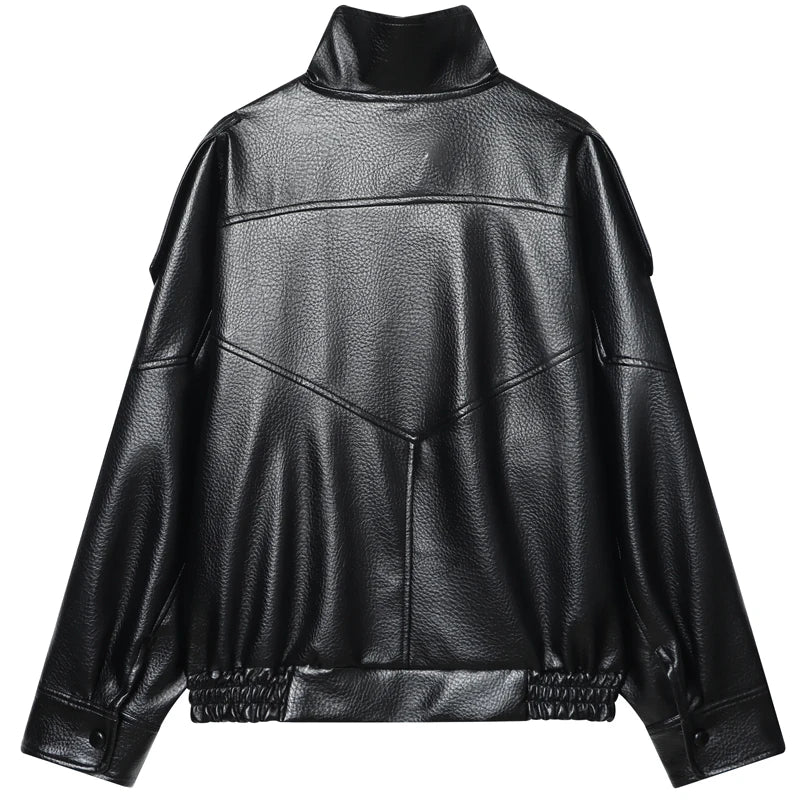 Raven Jacket | chaqueta de cuero oversize